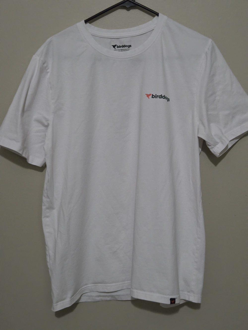 Birddogs Shmasters ’24 Men’s Large White Golf Graphic Stretch T-Shirt